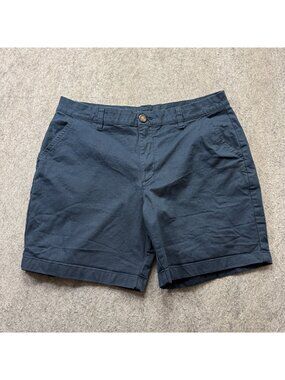 Chubbies Shorts Men 34 Blue Navy 7" Regular Fit Stretch Chino b089